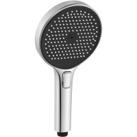 Ручной душ Sancos Nok round SC6001CH-B Хром Черный матовый