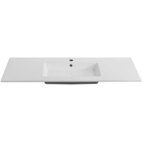 Раковина Cezares Plane CZR-8002-120 121x46 см, накладная, белый