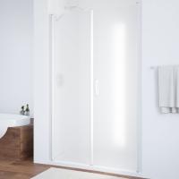 Дверь для душевой кабины в нишу Vegas Glass EP-F-2 115 01 10 профиль белый, стекло сатин