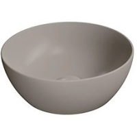 Раковина GSI Pura 885405 накладная, Ø32 см, Tortora opaco (Коричневый матовый)