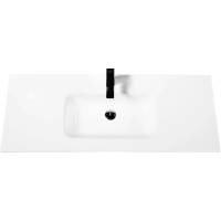 Раковина BelBagno BB1200ETL 121x46 см, полувстраиваемая \ мебельная, цвет белая