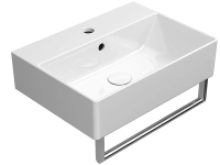 Раковина GSI Kube X 9447111 подвесная, 50x37 см, Bianco lucido (Белый глянец)