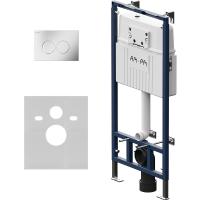 Инсталляция для подвесного унитаза AM.PM MasterFit I012710.0131 c клавишей ProC L хром матовый