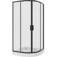 Душевой уголок Niagara Nova 80×80 NG-6886-08 BLACK профиль черный, стекло прозрачное