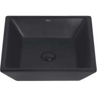 Раковина 42x42 см Abber Rechteck AC2214MB, черный матовый