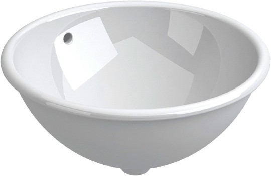 Раковина Sanitana JARA S10064150400000 встраиваемая сверху, Ø39 см, белая глянцевая