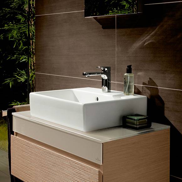 раковина villeroy & boch memento 51355001 накладная, 50x42 см, альпийский белый