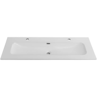 Раковина Cezares Eco CZR-8073-120-1-2 121x46 см, накладная, белый