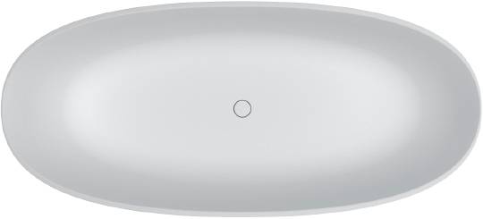 ванна из искусственного мрамора riho oval 165х77 bs67005