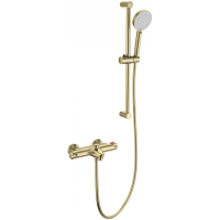 Термостат для ванны Wonzon & Woghand WW-C2001-A-BG с душевым гарнитуром, золотой матовый Термостат для ванны Wonzon & Woghand WW-C2001-A-BG с душевым гарнитуром, золотой матовый