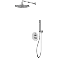 Душевой комплект Whitecross Y YSET08CR 300 мм, с термостатом, хром