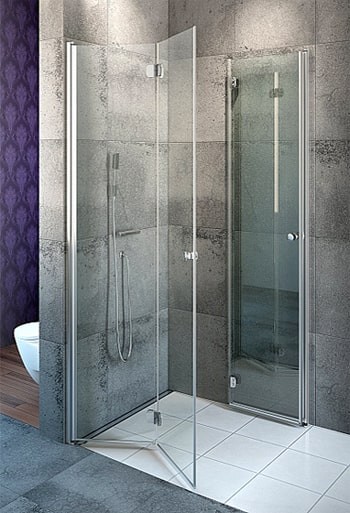 душевой уголок radaway eos kdd-b 80x90 прозрачное стекло
