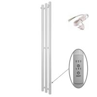 Полотенцесушитель электрический Маргроид Inaro Inaro3v-12012-1049-9016R 120х12 R, с крючками, белый матовый