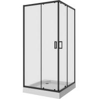 Душевой уголок Niagara Nova 80×80 NG-6888-08 BLACK профиль черный, стекло прозрачное