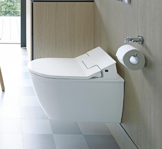 унитаз подвесной duravit darling new sensowash 2563590000, без сиденья, цвет белый.