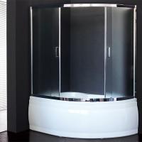 Шторка на ванну Royal Bath Alpine RB150ALP-C-CH 150 профиль хром, стекло матовое