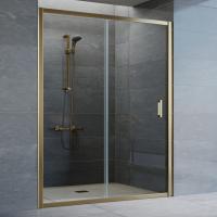 Дверь для душевой кабины в нишу Vegas Glass ZP 150 05 01 профиль бронза, стекло прозрачное
