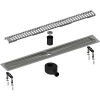 Душевой лоток Timo Drain System 90 DS230109/01 с решеткой Сатин