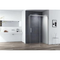 Душевой уголок 140x90 см Cezares DUET SOFT-M-AH-1-140/90-C-Cr прозрачное Душевой уголок 140x90 см Cezares DUET SOFT-M-AH-1-140/90-C-Cr прозрачное