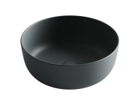 Раковина Ceramicanova Element CN6073MDH накладная, Ø35.6 см, антрацит матовый