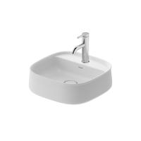 Раковина Duravit Zencha 2374420071 накладная, 42х42 см, белый глянцевый