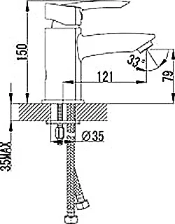 смеситель для раковины lemark mars lm3506c