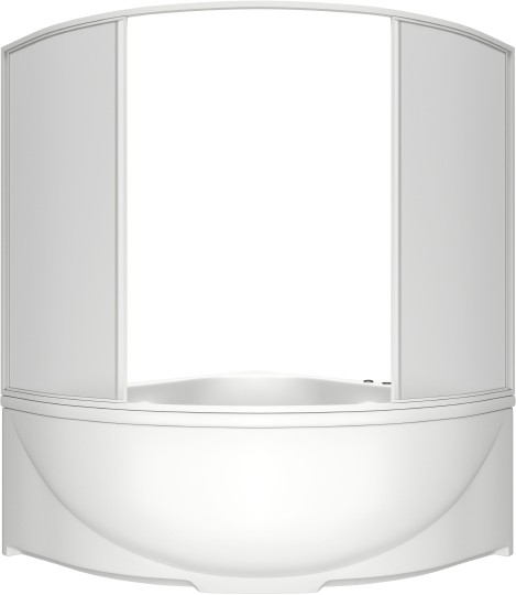 акриловая ванна bas дрова 160x160 flat (вг00060), гидромассажная