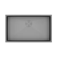 Кухонная мойка Paulmark NEXT 74 UNI PM217444-MG, цвет серый матовый