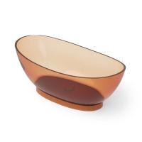 Ванна Dea Design Elegant DD8620 1550 R1 отдельностоящая, Glasstech, прозрачная смола, 155x78x58см., Sunset R1