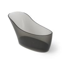 Ванна Dea Design Elegant DD8613 1690 R4 отдельностоящая, Glasstech, прозрачная смола, 169x75x88см., Smoky Black R4