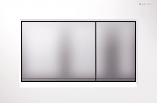 Кнопка для инсталяции Geberit Sigma 30 115.883.KL.1 белый / цвет хром матовый