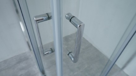 душевой уголок timo altti 80×80 altti-618c профиль хром, стекло прозрачное