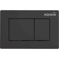 Кнопка смыва AQUAme AQM4102B для инсталляции, черный матовый