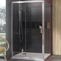Душевая стенка Ravak 10° 10PS-90 9UV70U00Z1 профиль сатин, стекло прозрачное
