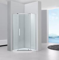 Душевой уголок Black&White Stellar Wind S305-90×90 профиль Серебристый хром стекло прозрачное