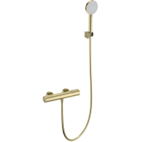 Термостат для душа Wonzon & Woghand WW-A2006-A-BG с душевым гарнитуром, золотой матовый Термостат для душа Wonzon & Woghand WW-A2006-A-BG с душевым гарнитуром, золотой матовый