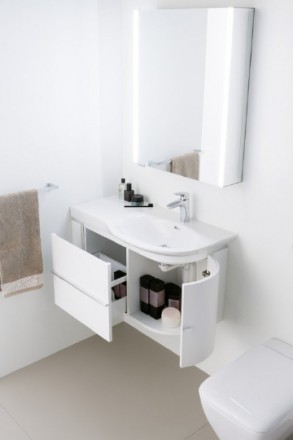 тумба под раковину laufen palace new 4.0150.2.075.463.1 белый матовый