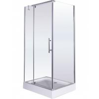 Душевой уголок Esbano ESR-8190 100x80 ESUGR8190 профиль Хром стекло прозрачное