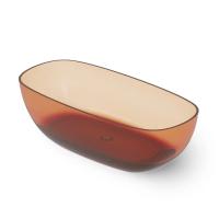 Ванна Dea Design Modern DD8666 1620 R1 отдельностоящая, Glasstech, прозрачная смола, 162х80х54см., Sunset R1