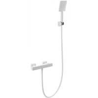 Термостат для душа Wonzon & Woghand Stay 3 WW-B2062-A-MW с душевым гарнитуром, белый матовый Термостат для душа Wonzon & Woghand Stay 3 WW-B2062-A-MW с душевым гарнитуром, белый матовый