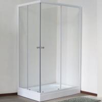 Душевой уголок Royal Bath HPD 100×90 RB 9100 HPD-T без поддона профиль белый, стекло прозрачное