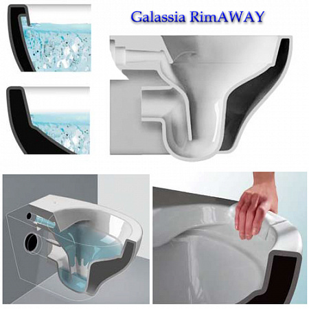 унитаз приставной galassia meg 11 5481v2