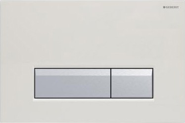 Кнопка для инсталяции Geberit Sigma 40 115.600.SI.1 с системой удаления запахов