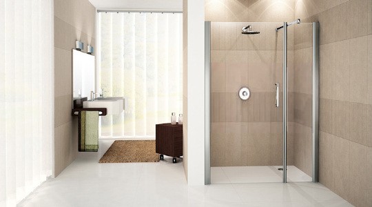 Дверь для душевой кабины в нишу Novellini Giada G+F in line GIADNGF120S-1K