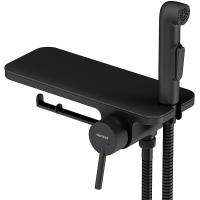Гигиенический душ со смесителем Damixa Jupiter 773500301 черный матовый