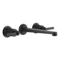 Смеситель для раковины Gessi Venti20 65090#299, встраиваемый, черный матовый