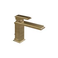 Смеситель для раковины Gessi Eleganza 46002#713, без донного клапана, цвет: Antique Brass