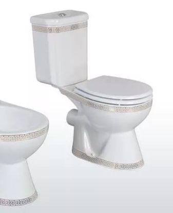 Унитаз-компакт Creavit Yedigoller YG311/YG420/IT5030 белый с декором Унитаз-компакт Creavit Yedigoller YG311/YG420/IT5030 белый с декором