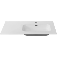 Раковина Cezares Duet CZR-8095-100-R 101x46 см R, накладная, белый