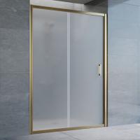 Дверь для душевой кабины в нишу Vegas Glass ZP 135 05 10 профиль бронза, стекло сатин
